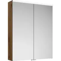 Burgbad Eqio Spiegelschrank mit horizontaler LED-Beleuchtung, 2 Türen, 650x800mm