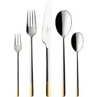 Villeroy & Boch Ella teilvergoldet Tafelbesteck 180-teilig "Gastro-Set"