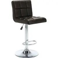 vidaXL "2026 Aktion"Barhocker 2er Set - CLORIS - Barstuhl - Optimal Komfort, Braun Kunstleder - 40 x 47 x (90-111) cm - NeuMöbel8622445