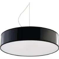 Sollux Hängeleuchte ARENA 45 schwarz 3xE27 15W PVC 111x45x45cm
