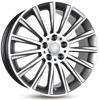 KESKIN KT18 Turbo palladium front polish 8x18 ET45 - LK5/112 ML72.6 Felge Alu
