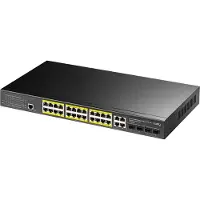 Cudy GS2028PS4, Managed, L2, Gigabit Ethernet (10/100/1000), Power over Ethernet (PoE), Rack-Einbau, 1U