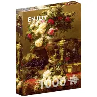 Enjoy Puzzle Jean-Baptiste Robie: Blumen und Früchte 1000 Teile