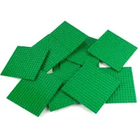 LEGO 16x16 Platten Bauplatten Grün Beidseitig bebaubar - 91405 NEU! Menge 8x