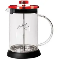 Berlinger Haus BH/1497, Französische Presse, 0,6 l, Burgund, Glas, Silikon, Edelstahl, 1 Stück(e)