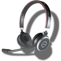 AGFEO Evolve 65 BT Duo, Kabellos, Anrufe/Musik, 111 g, Kopfhörer, Grau