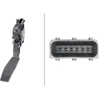 Hella Sensor, Fahrpedalstellung 6pv009765711 für CADILLAC VAUXHALL