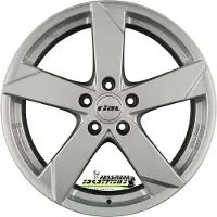 Rial Kodiak polar-silber 7x17 ET51 - LK5/114.3 ML67.1 Felge Alu