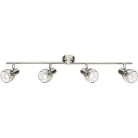 Globo Lighting Strahler Metall Nickel matt, 4x E14