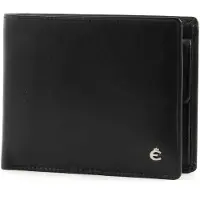 Esquire Geldbörse Herren 8KF RFID Schutz Leder schwarz Portemonnaie Geldbeutel 2295-49