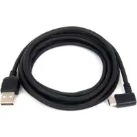 System-S USB 3.1 Typ C 90° rechts gewinkelt Winkelstecker zu USB 2.0 A Kabel 140 cm in Schwarz