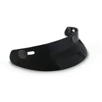 DMD Standard Schwarz 3-Knopf-Visier für Vintage Retro Helm