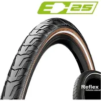 Continental 42-622 RIDE City, E-25, Draht, Reflex schwarz/braun