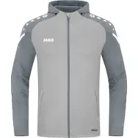 Jako Unisex Kapuzenjacke Performance, Farbe:soft grey/steingrau, Größe:L