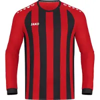 Jako Inter Trikot Langarm Herren - Sportrot / Schwarz