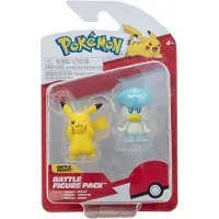 Jazwares Pokémon Gen IX Battle Figure Pack Minifiguren 2er-Pack Pikachu & Kwaks 5 cm