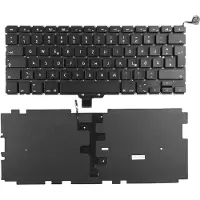 T-ProTek DEUTSCHE - Schwarz Tastatur mit Beleuchtung kompatibel für Macbook Pro Unibody A1278
