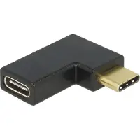 DeLOCK 65915, 1 x USB Type-C Male, 1 x USB 3.1 Gen 2 Type-C female, Schwarz