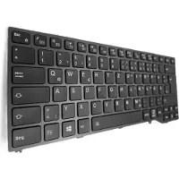 T-ProTek DEUTSCHE-Tastatur Schwarz mit Beleuchtung für Fujitsu LifeBook U747 VFY:U7470MPH03DE
