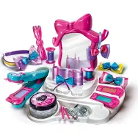 Clementoni Crazy Chic Star Hairstyle, Haarschmuck-Set für Kinder, 6 Jahr(e), Mehrfarbig
