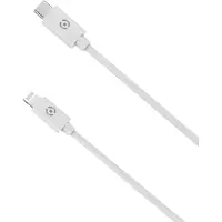 Celly USBLIGHTC2MWH, 2 m, Lightning, USB C, Stecker, Stecker, Weiß