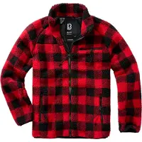 Brandit Teddyfleece Jacket red/black, XXL