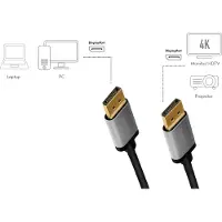 Logilink CDA0103, 5 m, DisplayPort, DisplayPort, Männlich, Männlich, 3840 x 2400 Pixel