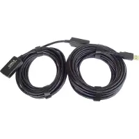 PremiumCord Aktives USB Verlängerungskabel 25m mit Repeater für hohe Geschwindig