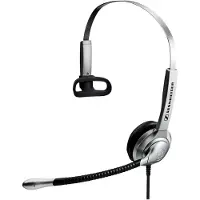 Epos SH 335, Kabelgebunden, Anrufe/Musik, 90 g, Kopfhörer, Schwarz, Silber