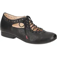 Think GUAD 2 Damenschuhe - elegante Schnür- Halbschuhe schwarz Elegant