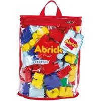 Abrick Klarsichttasche mit 50 Bausteinen