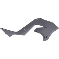 Polisport Off Road SP 1086340002 Kühlerspoiler seitlich seitlich Schwarz Kawasaki KX125/250 passend fuer KAWASAKI KX 125 Schwarz