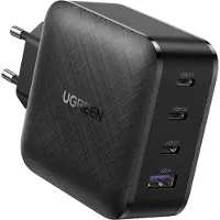 UGREEN USB-A+3xUSB-C 65W GaN Tech Fast Wall Charger EU Black