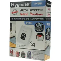 Rowenta 4 Staubsaugerbeutel Hygiene+Anti-Geruch - Nr.:ZR200540