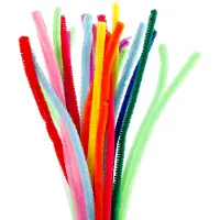 Creativ Light Chenilledraht, Sortiment, Stärke: 9 mm, L 30 cm, Sortierte Farben, 200sort.