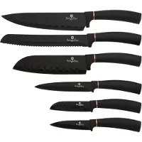 Berlinger Haus Küchenmesser Set Bh-2337 Schwarz Rose