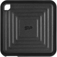 Silicon Power CP60, 2 TB, USB Typ-A auf USB Typ-C, 3.2 Gen 2 (3.1 Gen 2), 540 MB/s, Passwortschutz, Schwarz
