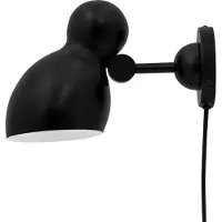 Dyberg Larsen Wandleuchten Wandlampe LED Wandbeleuchtung Leselampe Wohnzimmer Metall Schlafzimmer Ludo schwarz