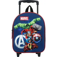 Marvel Trolley 3D Avengers Great Escapes mit coolem Avengers-Print Blue One Size