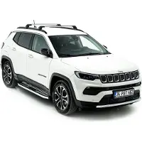 TURTLE DACHTRÄGER AIR-2 , Silber JEEP COMPASS MP/552 2017 - 2024 (SUV)
