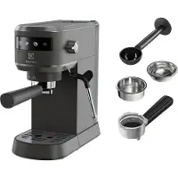 Electrolux E6EC1-6BST, Espressomaschine, 1 l, Kaffeepad, Gemahlener Kaffee, 1450 W, Schwarz