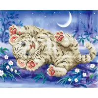 Diamond Dotz Baby Tiger 35,5 x 27,9 cm