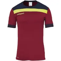 Uhlsport Trainings-T-Shirt OFFENSE 23 Unisex 1003804_01 bordeaux/marine/fluo gelb L