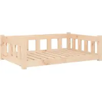 Syfax Hundebett 95,5x65,5x28 cm Massivholz Kiefer