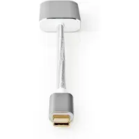 Nedis CCTB64580AL02, 0,2 m, USB Typ-C, Mini DisplayPort, Männlich, Weiblich, Gerade