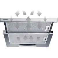 Concept OPV 3260, 320 m³/h, Abluft/Umluft, 57 dB, 58 dB, 65 cm, 75 cm