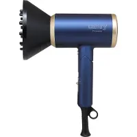 Camry Haartrockner | CR 2268 | 1800 W | Temperaturstufen 2 | Ionisationsfunktion | Diffusordüse | Blau/Gold