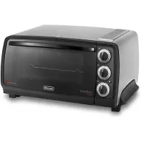 De'Longhi Elektrobackofen 14L 800W mit Grill Silber