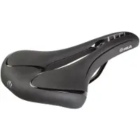 Velo Fit Athlete FC, Fahrradsattel, Straßenrennen, Unisex, Schwarz, Einfarbig, 15,2 cm