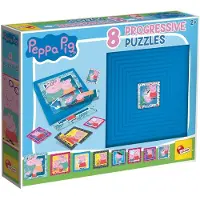Lisciani Peppa Pig progressive Puzzles – Selbstkorrigierende Box – LISCIANI